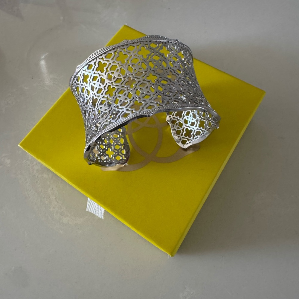 Silver Filigree Cuff Bracelet